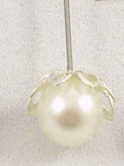 Flower pearl pins L 8cm 24 p.